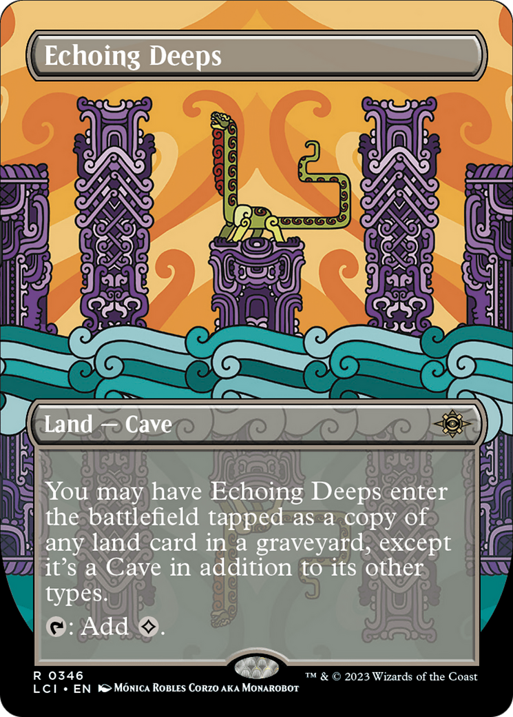 Image of Echoing Deeps (Borderless) (LCI-346) - The Lost Caverns of Ixalan (Borderless) Foil