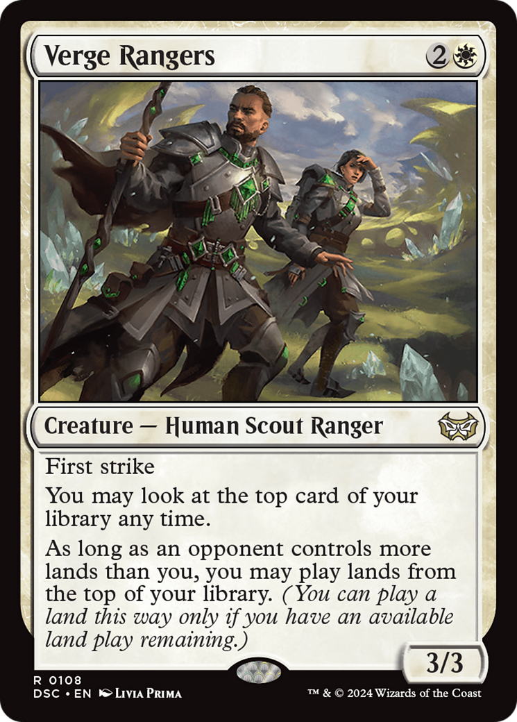 Image of Verge Rangers (DSC-108) - Duskmourn: House of Horror Commander