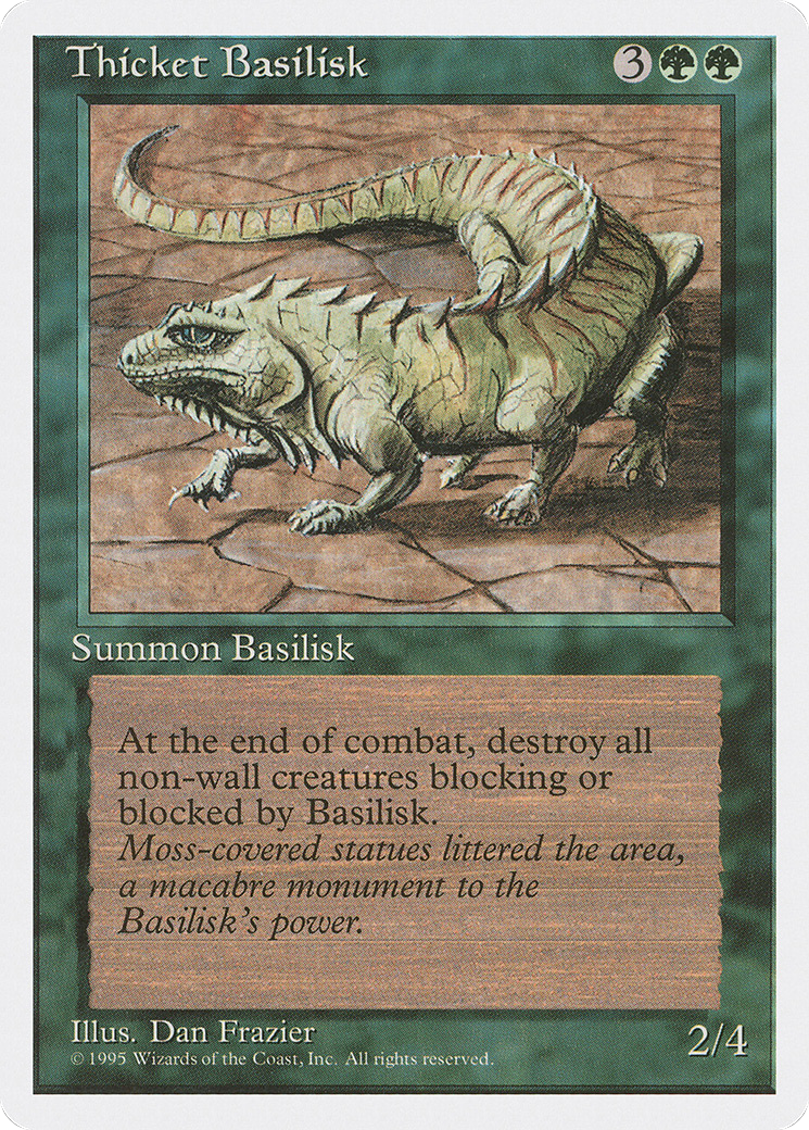 Image of Thicket Basilisk (4ED-) - Fourth Edition