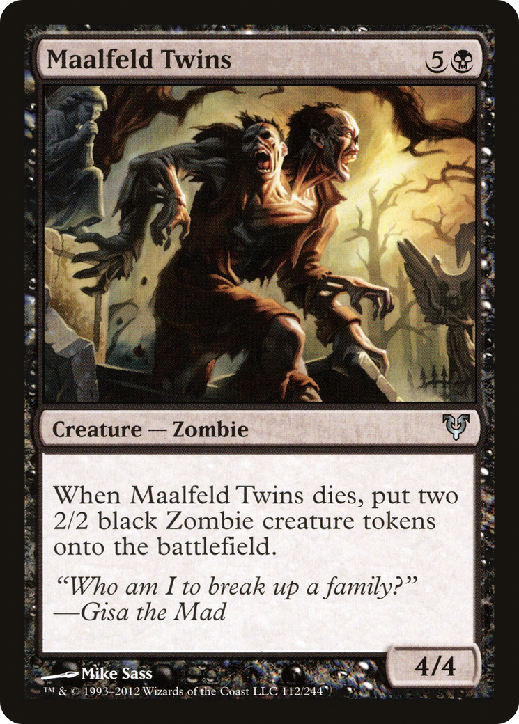 Image of Maalfeld Twins (AVR-112) - Avacyn Restored Foil