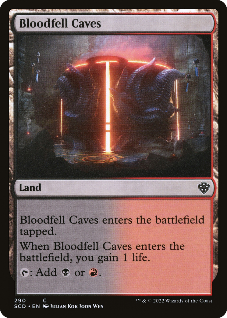 Image of Bloodfell Caves (SCD-290) - Starter Commander Decks