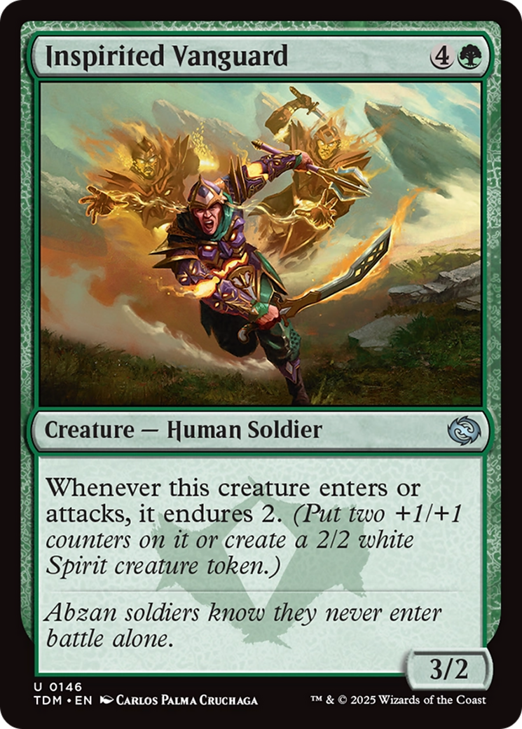 Image of Inspirited Vanguard (TDM-146) - Tarkir: Dragonstorm