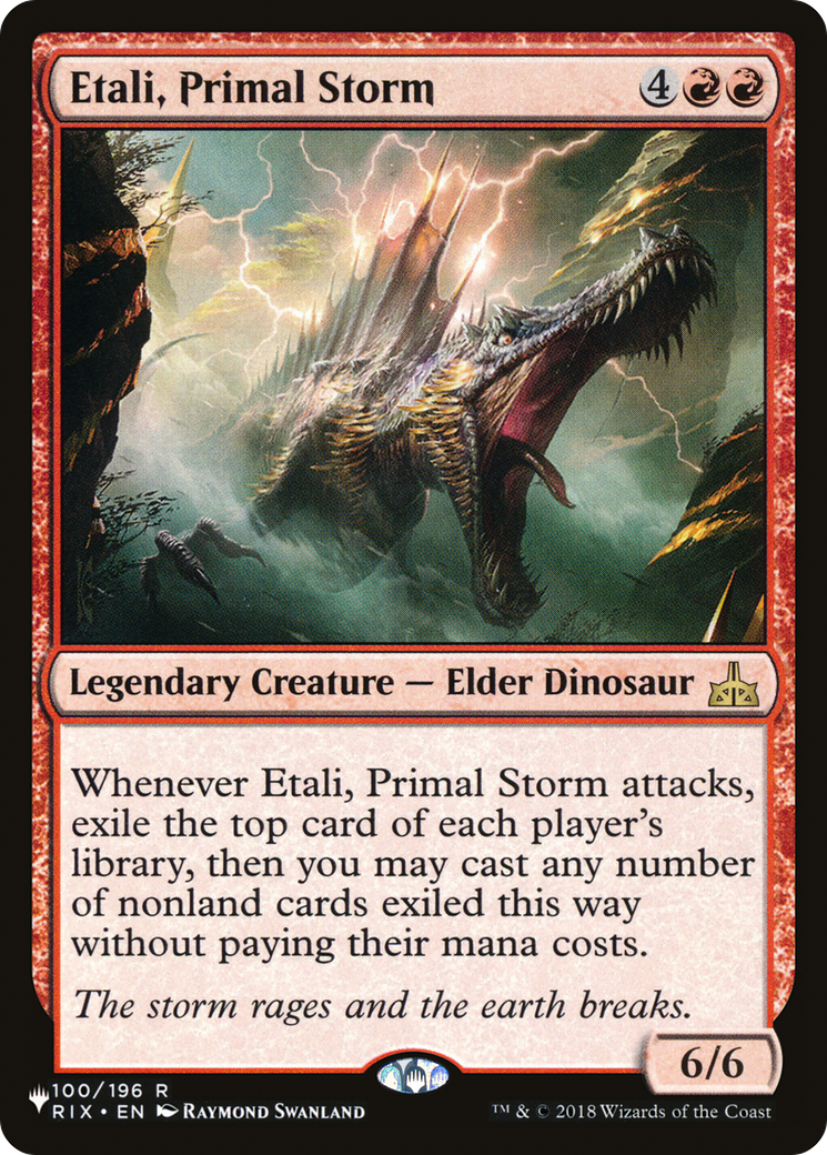 Image of Etali, Primal Storm (LIST-RIX-100) - The List