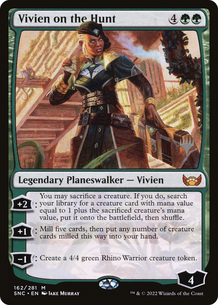 Image of Vivien on the Hunt (PPSNC-162P) - Streets of New Capenna Promos Foil