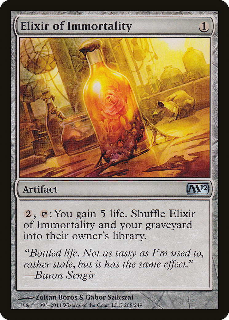 Image of Elixir of Immortality (M12-208) - Magic 2012 Foil