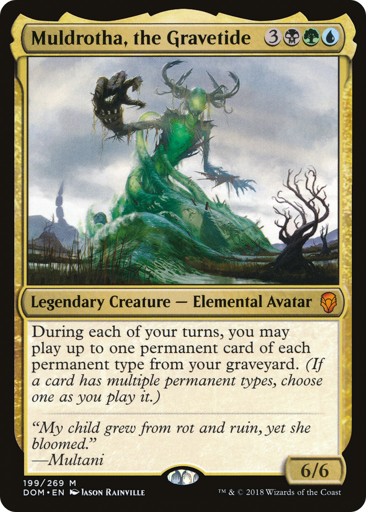 Image of Muldrotha, the Gravetide (DOM-199) - Dominaria Foil