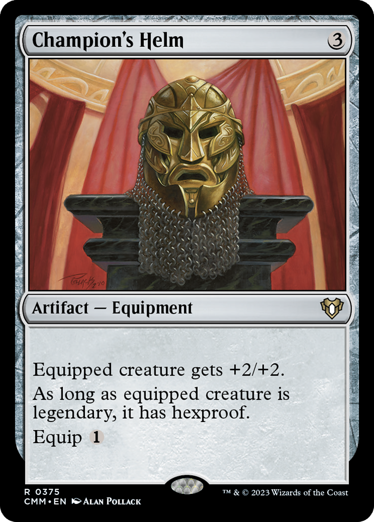 Image of Champion's Helm (CMM-375) - Commander Masters Foil