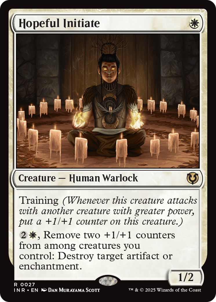 Image of Hopeful Initiate (INR-027) - Innistrad Remastered