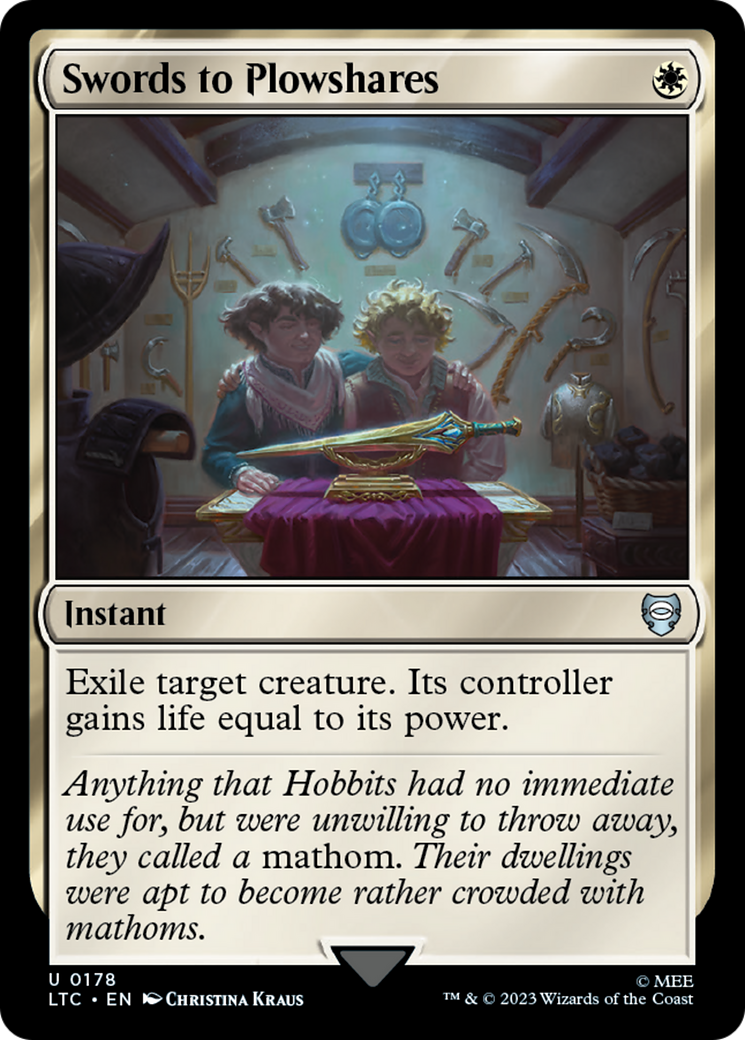 Image of Swords to Plowshares (LTC-178) - Tales of Middle-earth Commander