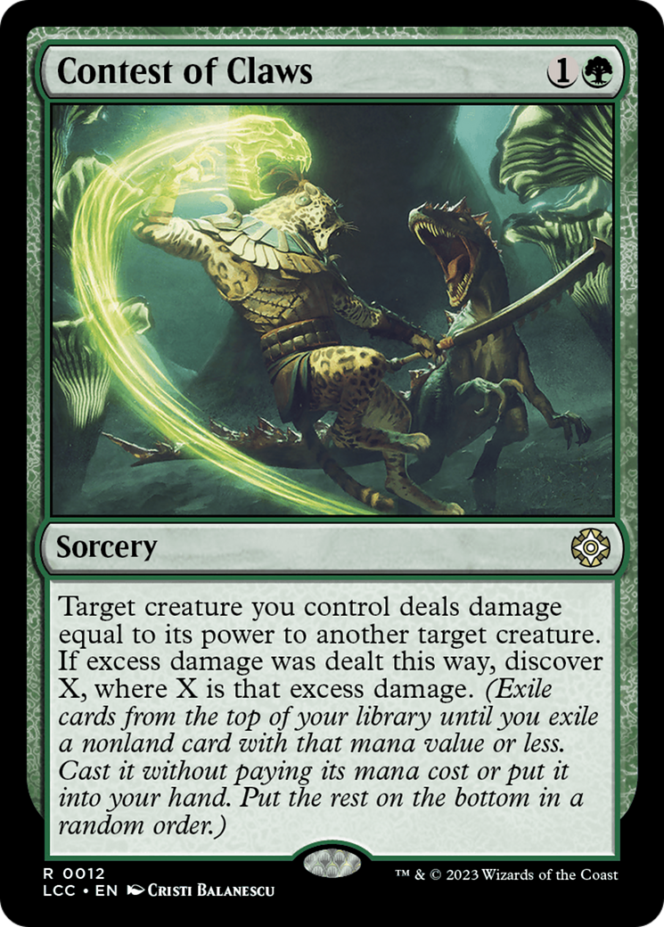 Image of Contest of Claws (LCC-012) - The Lost Caverns of Ixalan Commander