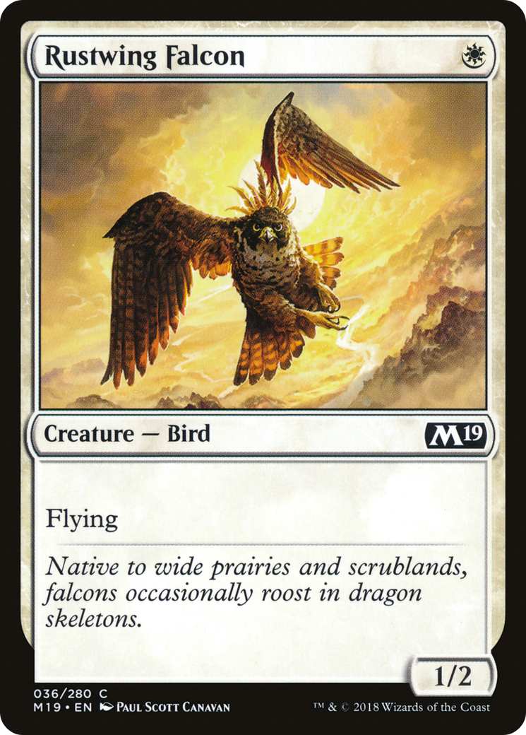 Image of Rustwing Falcon (M19-036) - Core Set 2019 Foil