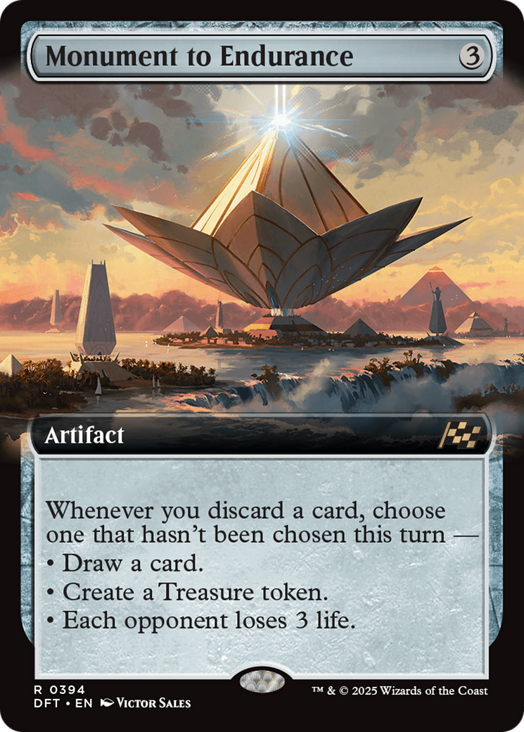 Image of Monument to Endurance (Extended Art) (DFT-394) - Aetherdrift: (Extended Art)