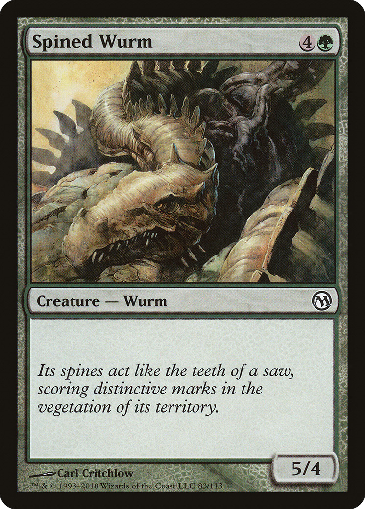 Image of Spined Wurm (DPA-083) - Duels of the Planeswalkers