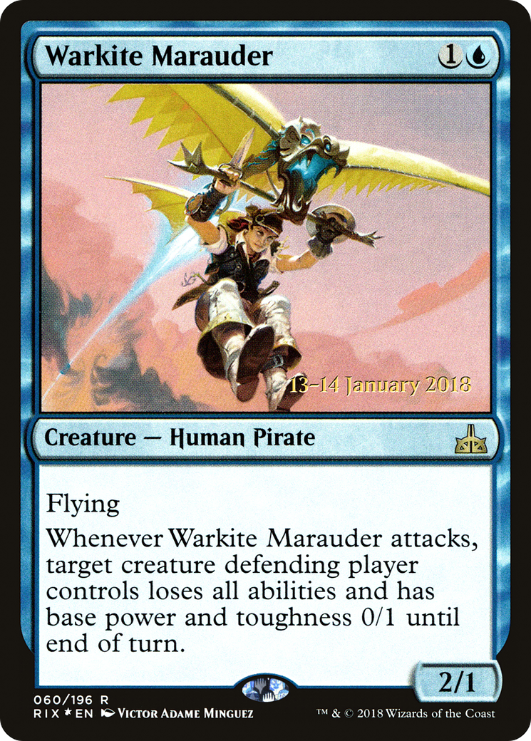 Image of Warkite Marauder (PRE-060) - Rivals of Ixalan Promos Foil