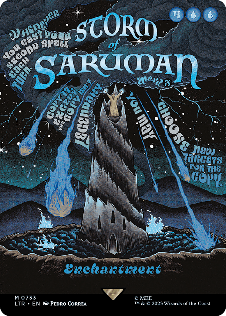 Image of Storm of Saruman (Borderless Poster) (LTR-733) - The Lord of the Rings: Tales of Middle-earth (Borderless)