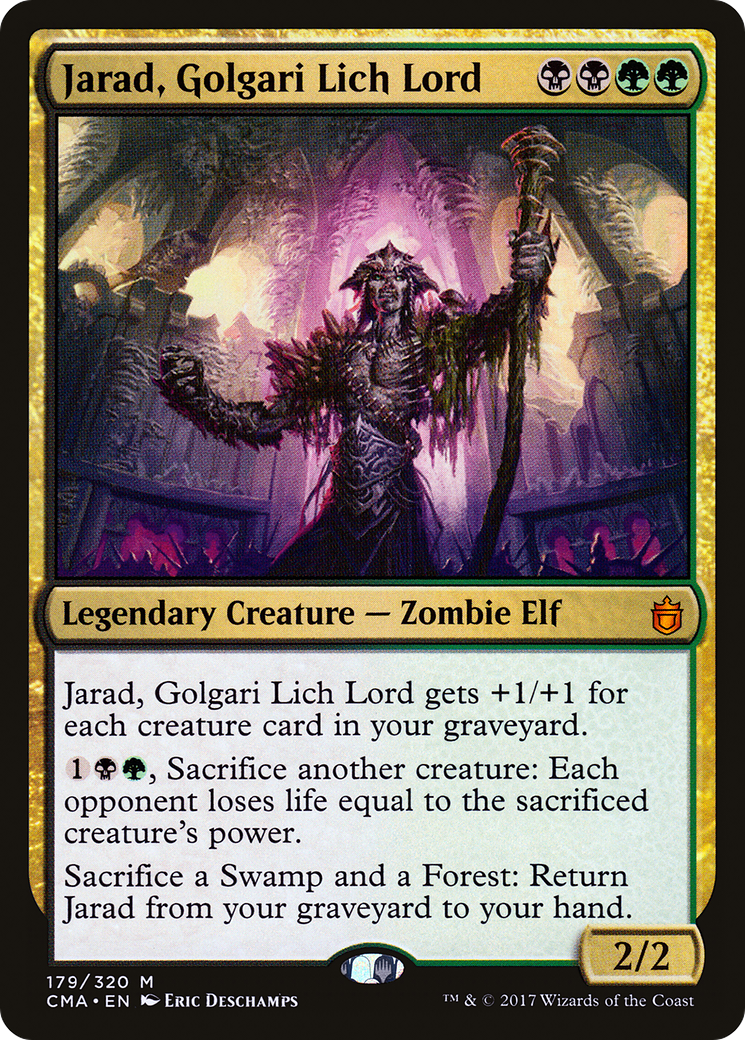 Image of Jarad, Golgari Lich Lord (CMA-179) - Commander Anthology