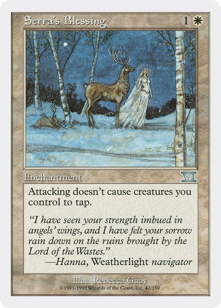 Image of Serra's Blessing (6ED-042) - Classic Sixth Edition