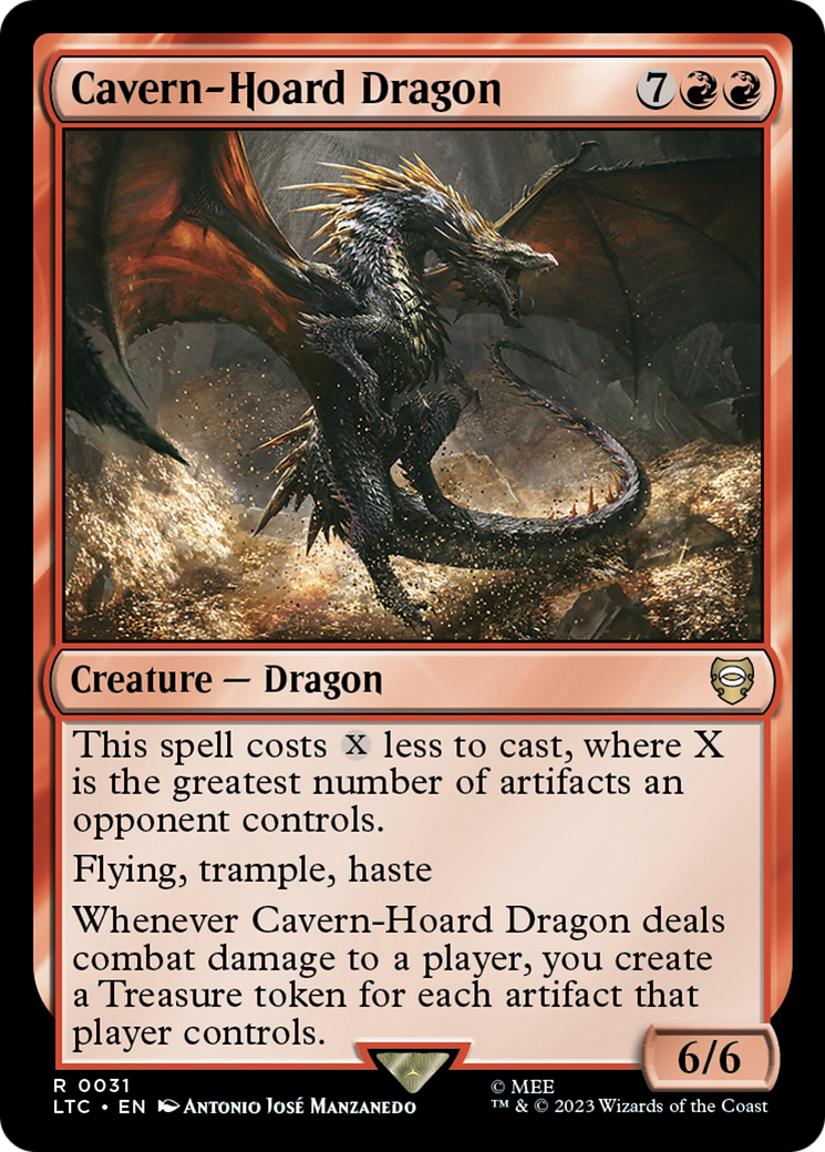 Image of Cavern-Hoard Dragon (LTC-031) - Tales of Middle-earth Commander