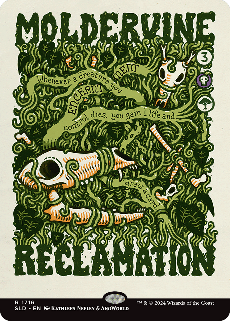 Image of Moldervine Reclamation (SLD-1716) - Secret Lair Drop (Borderless) Foil