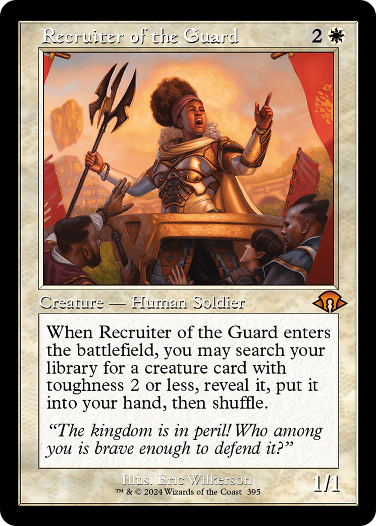 Image of Recruiter of the Guard (Retro Frame) (MH3-395) - Modern Horizons 3
