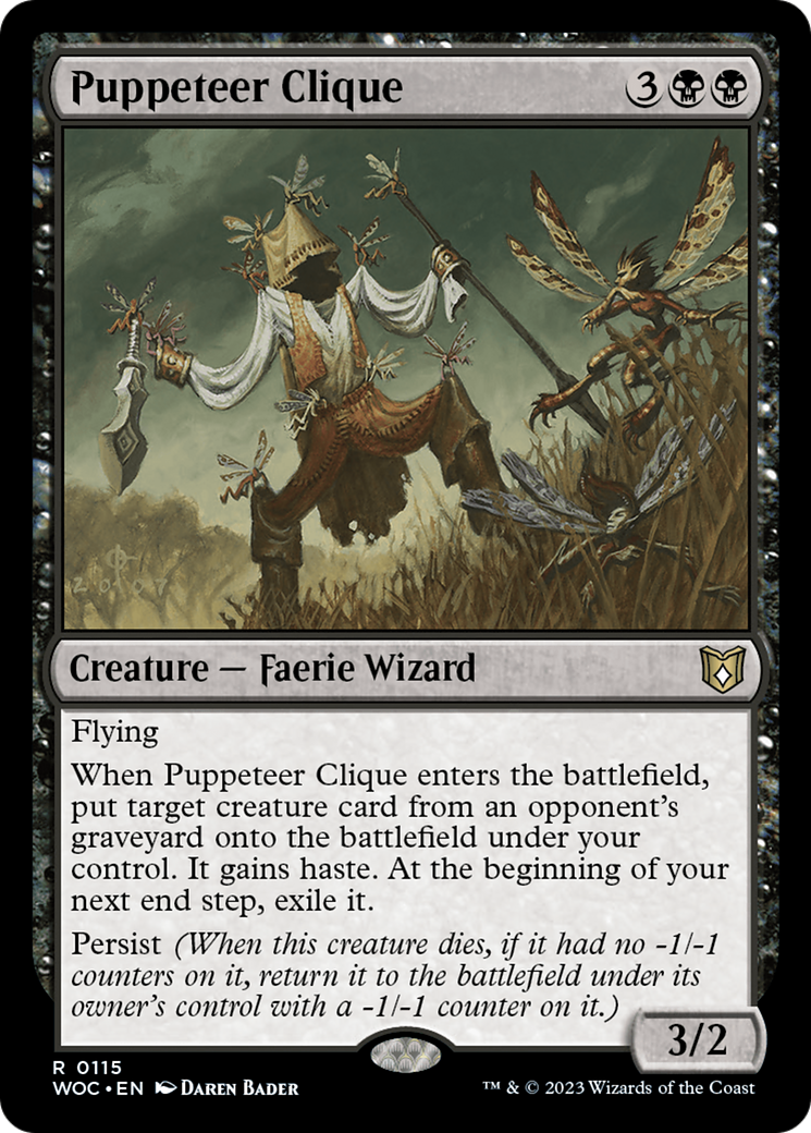 Image of Puppeteer Clique (WOC-115) - Wilds of Eldraine Commander