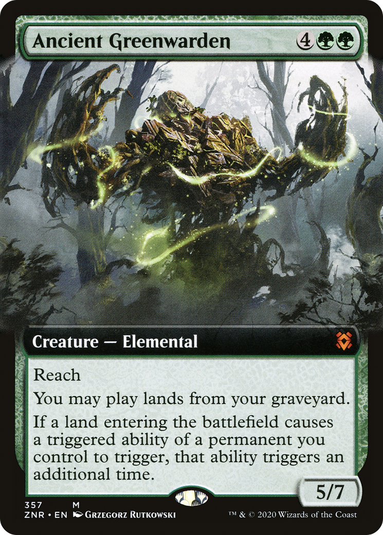 Image of Ancient Greenwarden (Extended Art) (ZNR-357) - Zendikar Rising: (Extended Art)