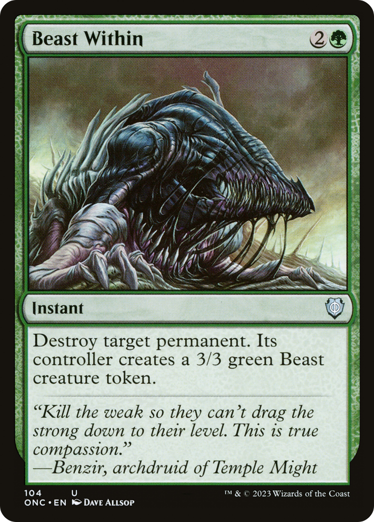 Image of Beast Within (ONC-104) - Phyrexia: All Will Be One Commander