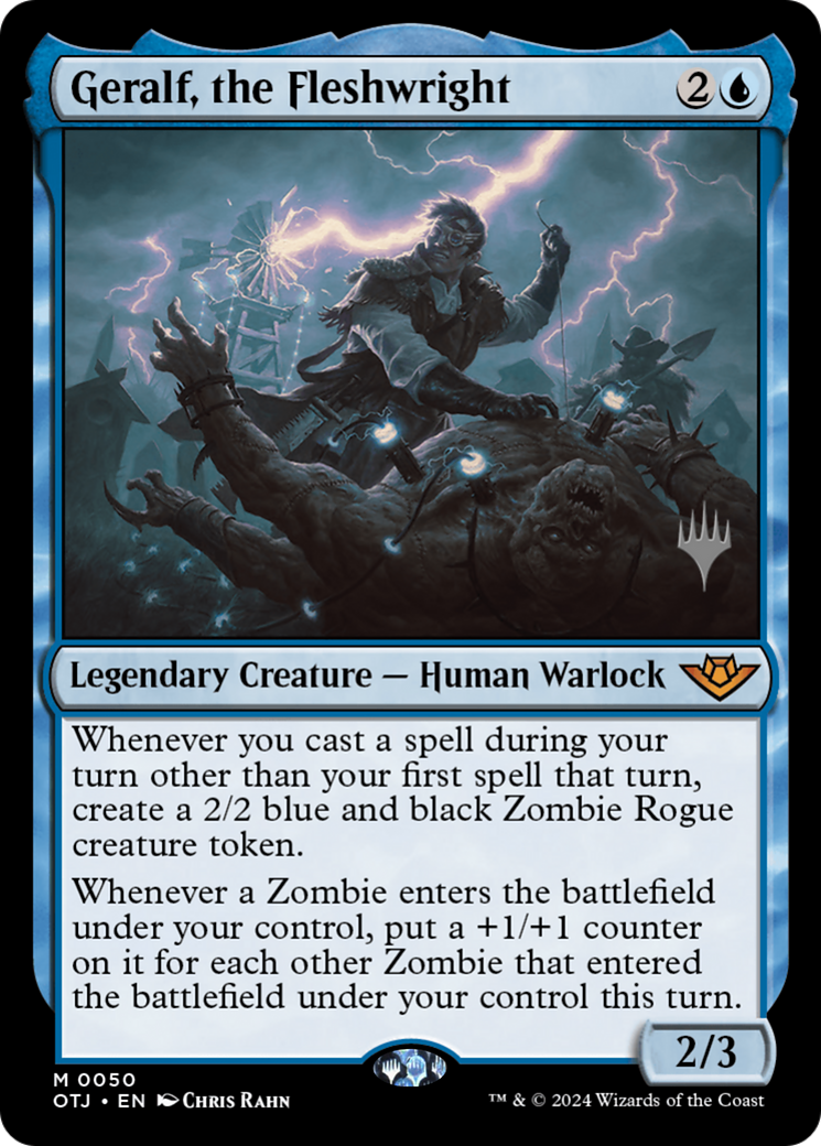 Image of Geralf, the Fleshwright (PPOTJ-050) - Outlaws of Thunder Junction Promos