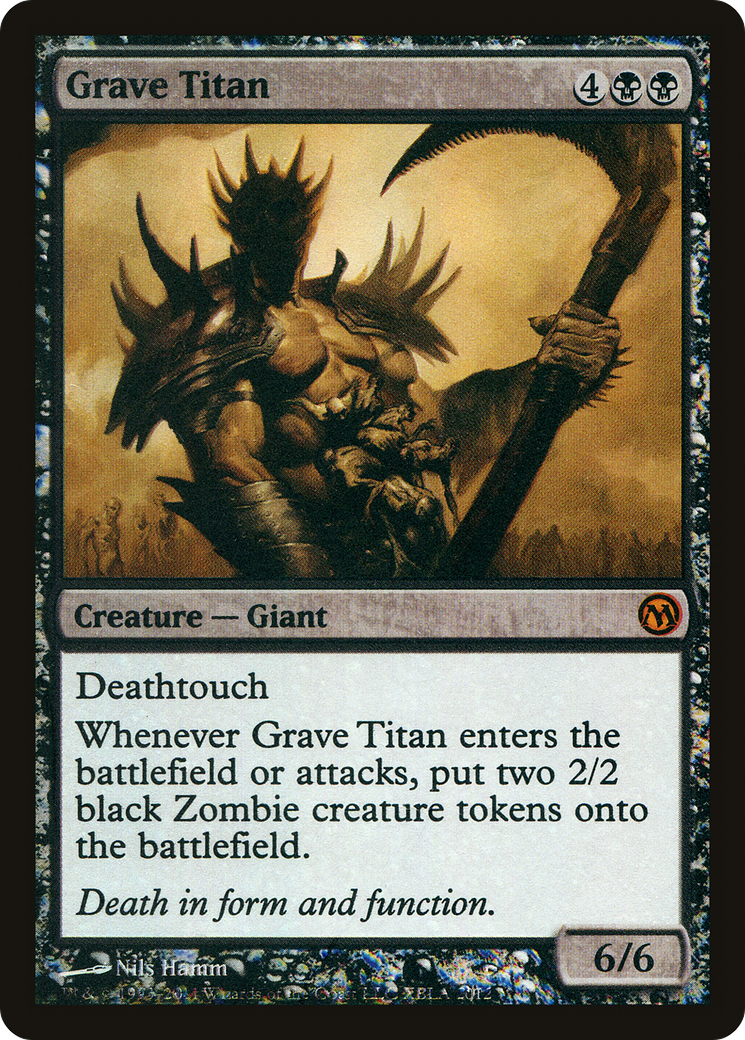 Image of Grave Titan (MEDIA-XBLA 2012) - Duels of the Planeswalkers 2012 Promos Foil