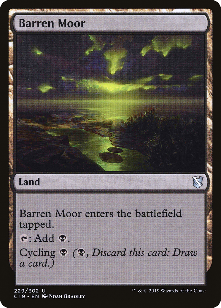 Image of Barren Moor (C19-229) - Commander 2019