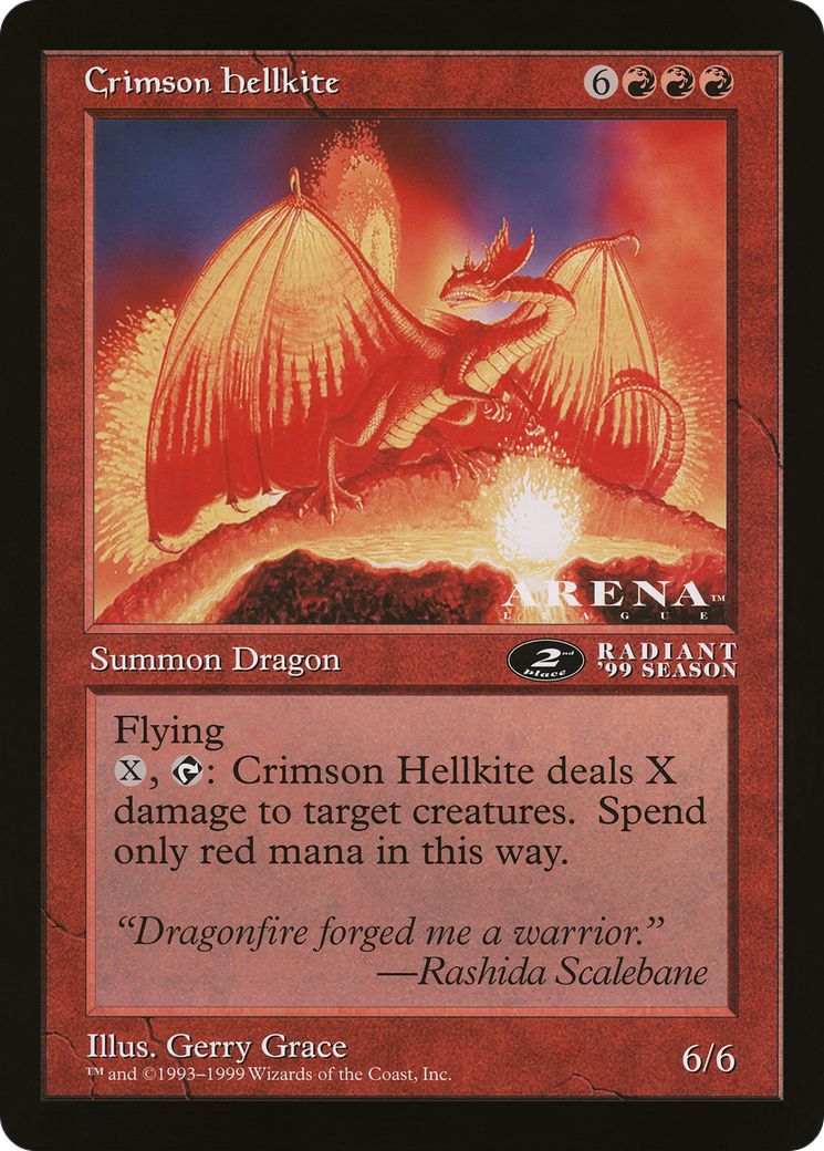 Image of Crimson Hellkite (OLEP-080) - Oversized League Prizes