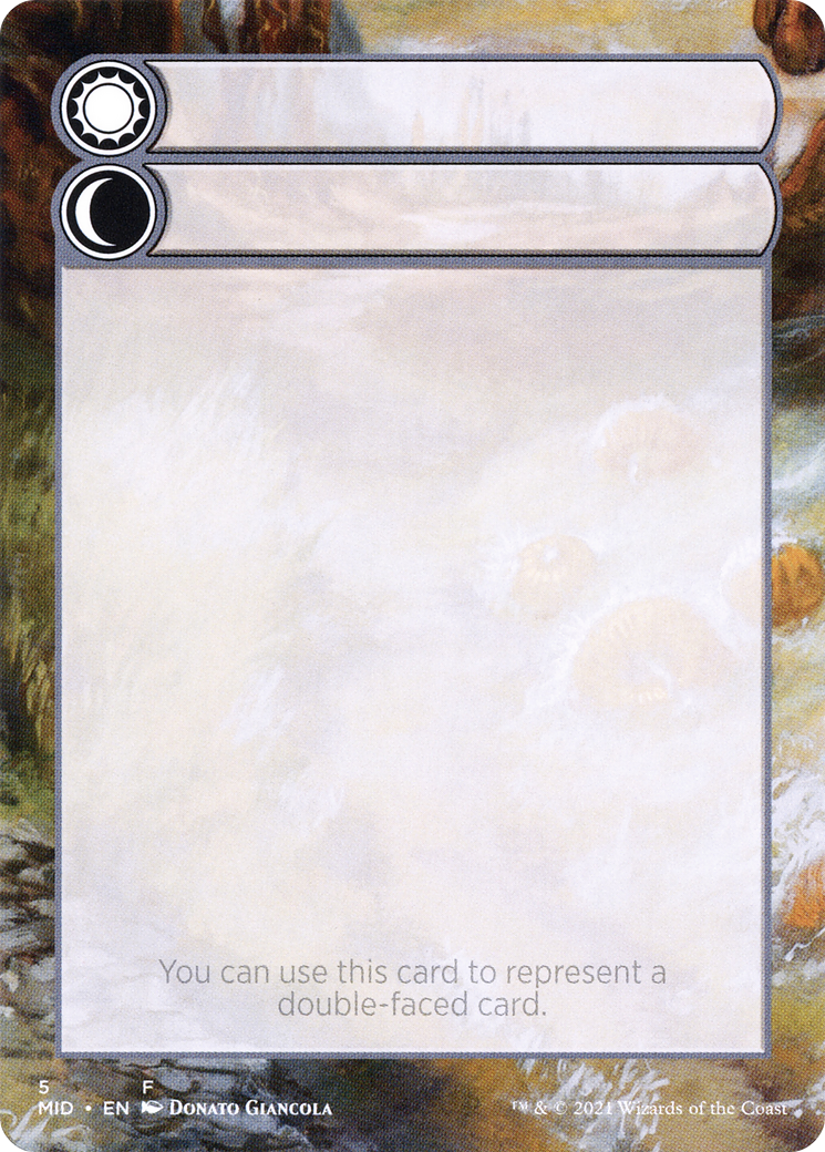 Image of Double-Faced Substitute Card (SMID-005) - Innistrad: Midnight Hunt Substitute Cards (Borderless)