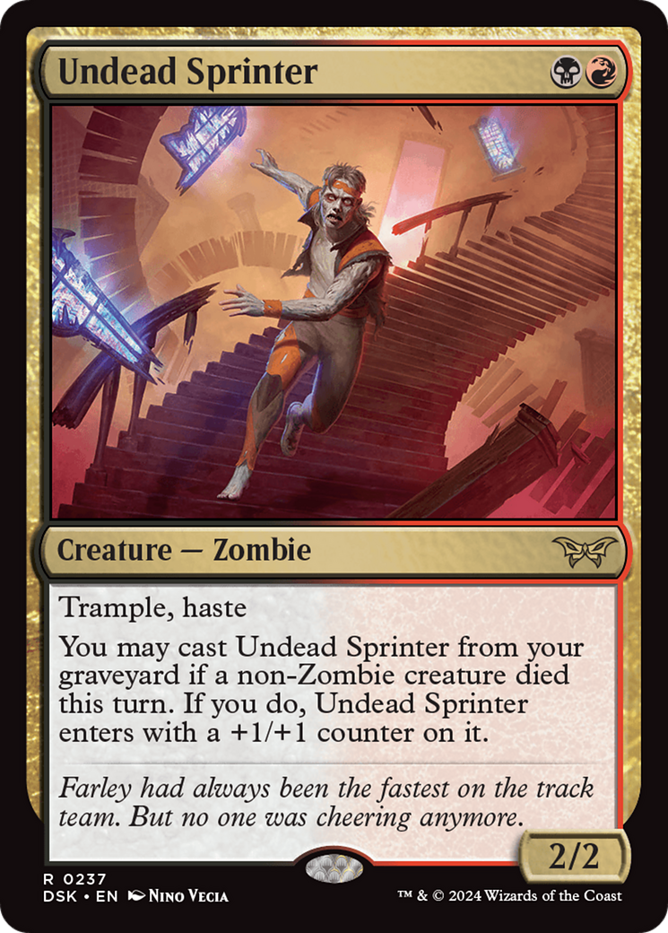 Image of Undead Sprinter (DSK-237) - Duskmourn: House of Horror