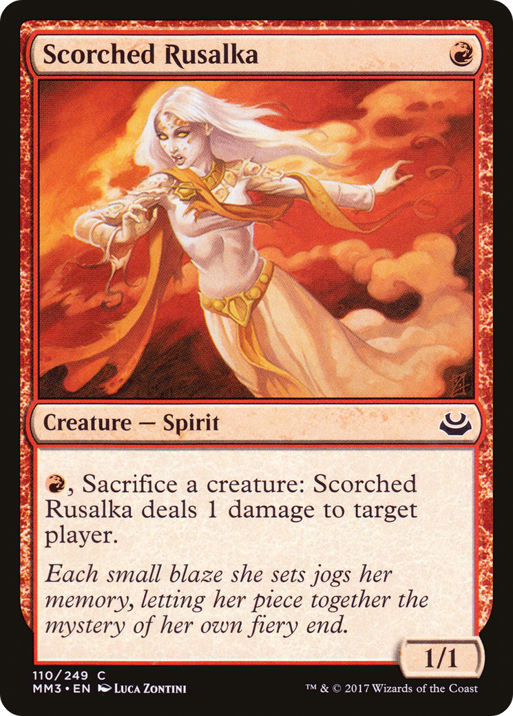 Image of Scorched Rusalka (MM3-110) - Modern Masters 2017 Foil