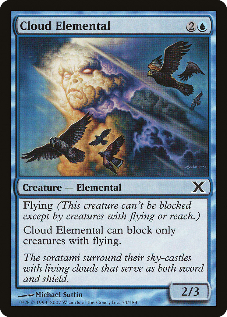 Image of Cloud Elemental (10E-074) - Tenth Edition
