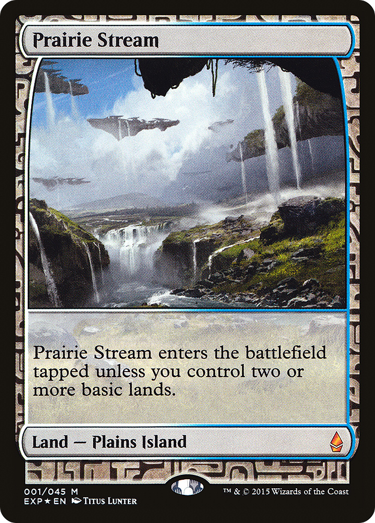 Image of Prairie Stream (EXP-001) - Zendikar Expeditions Foil