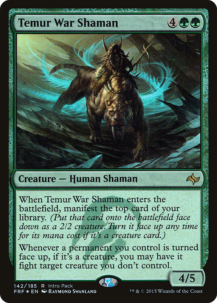 Image of Temur War Shaman (UMP-142) - Fate Reforged Promos Foil