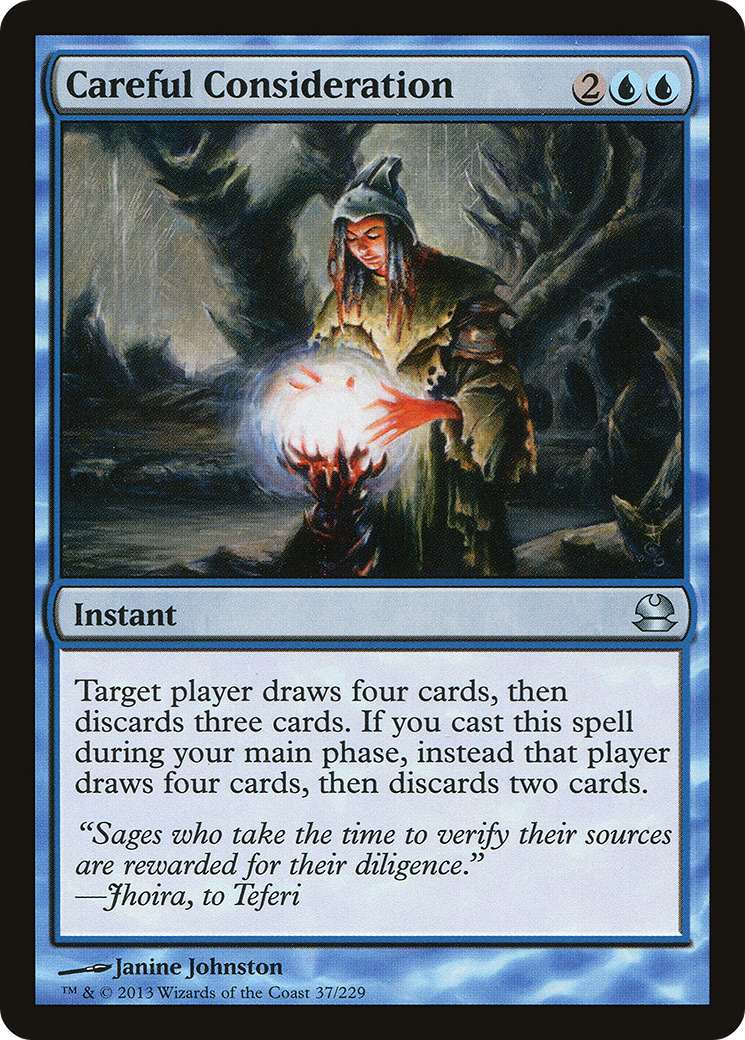 Image of Careful Consideration (MMA-037) - Modern Masters Foil