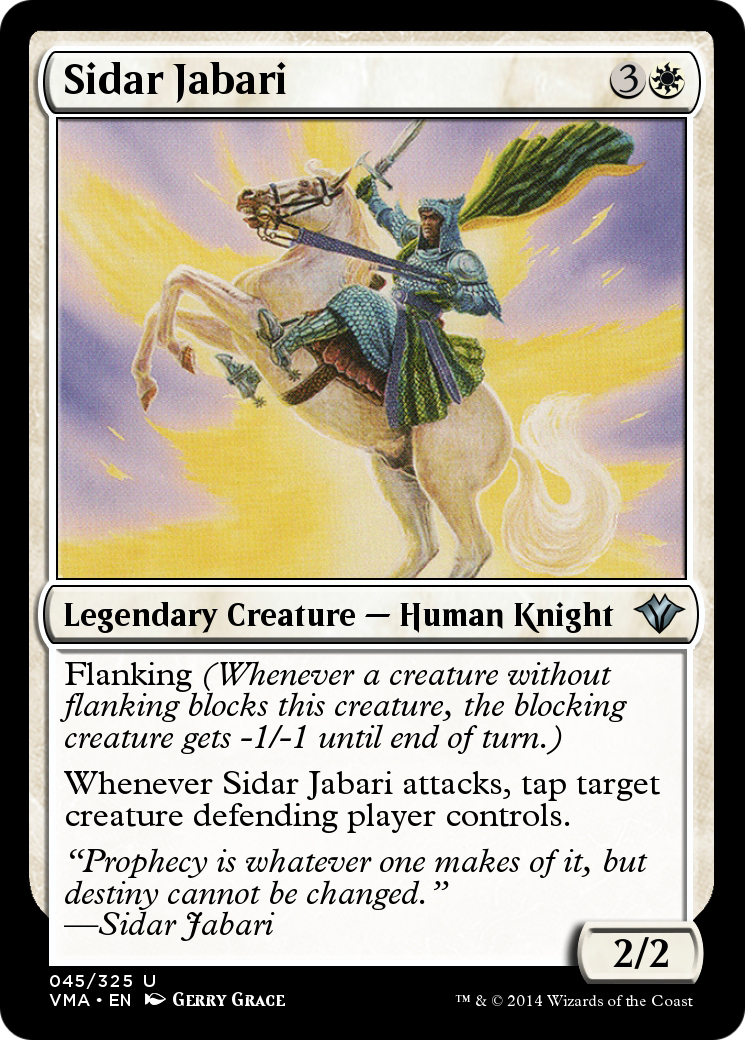 Image of Sidar Jabari (VMA-045) - Vintage Masters