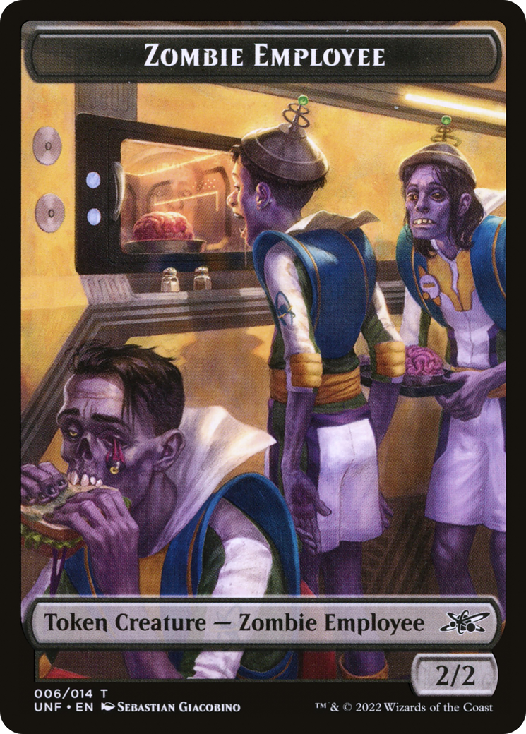 Image of Zombie Employee Token (UNF-006) - Unfinity Tokens