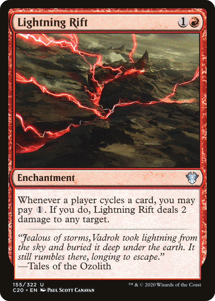 Image of Lightning Rift (C20-155) - Commander 2020