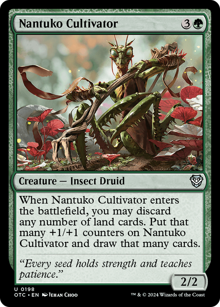 Image of Nantuko Cultivator (OTC-198) - Outlaws of Thunder Junction Commander