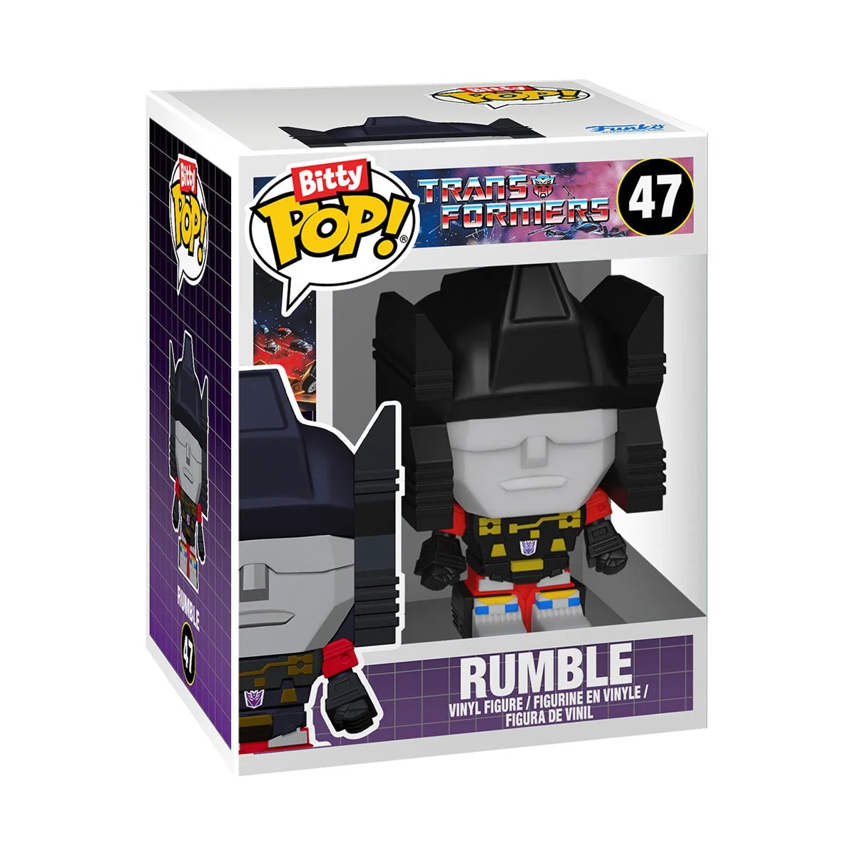 Image of Transformers Soundwave with Rumble Funko Bitty Pop! Bitty Bot Vinyl Figure