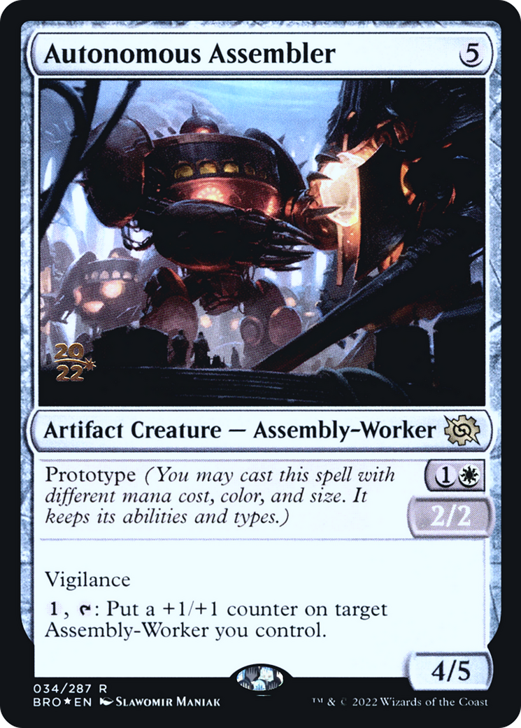 Image of Autonomous Assembler (PRE-034) - The Brothers' War Promos Foil