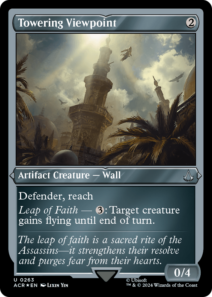 Image of Towering Viewpoint (ACR-263) - Assassin's Creed Etched Foil