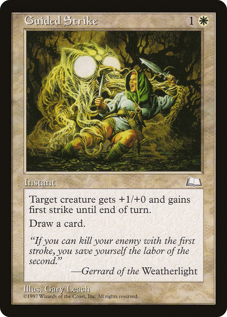 Image of Guided Strike (WTH-) - Weatherlight