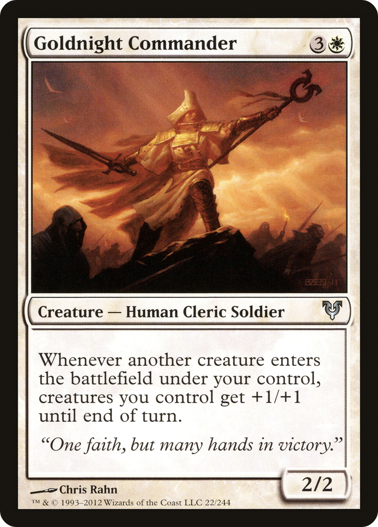 Image of Goldnight Commander (AVR-022) - Avacyn Restored