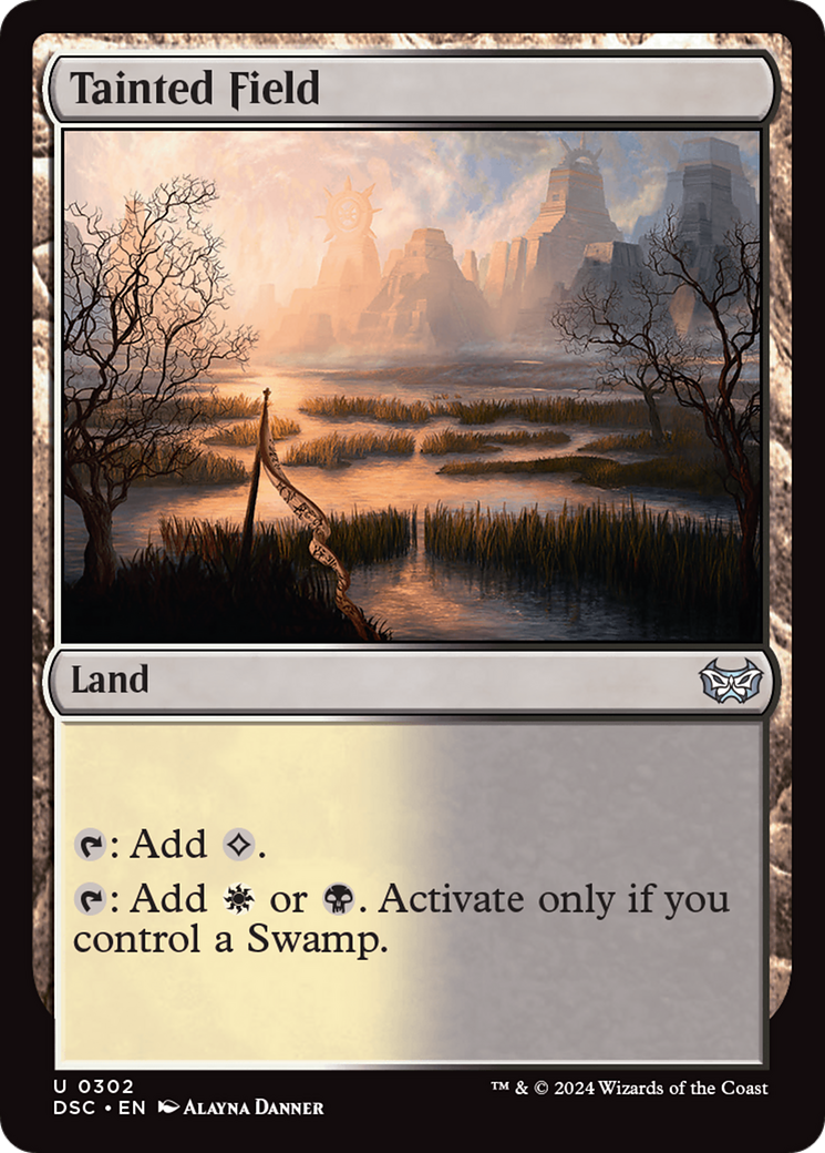 Image of Tainted Field (DSC-302) - Duskmourn: House of Horror Commander