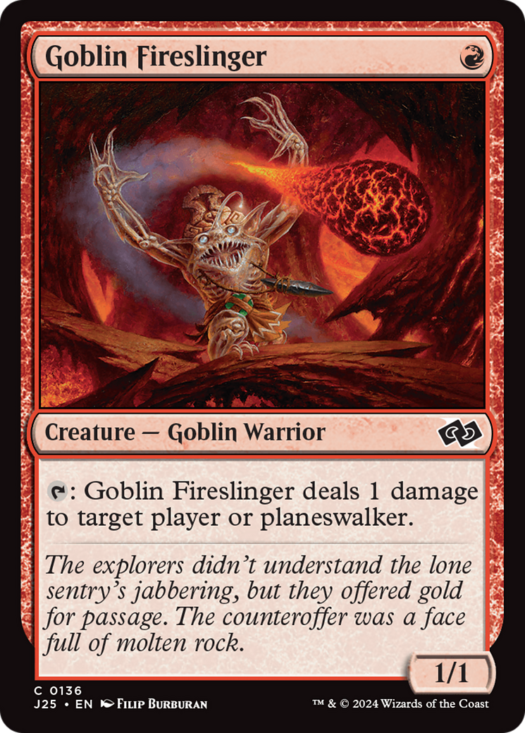 Image of Goblin Fireslinger (J25-136) - Foundations Jumpstart