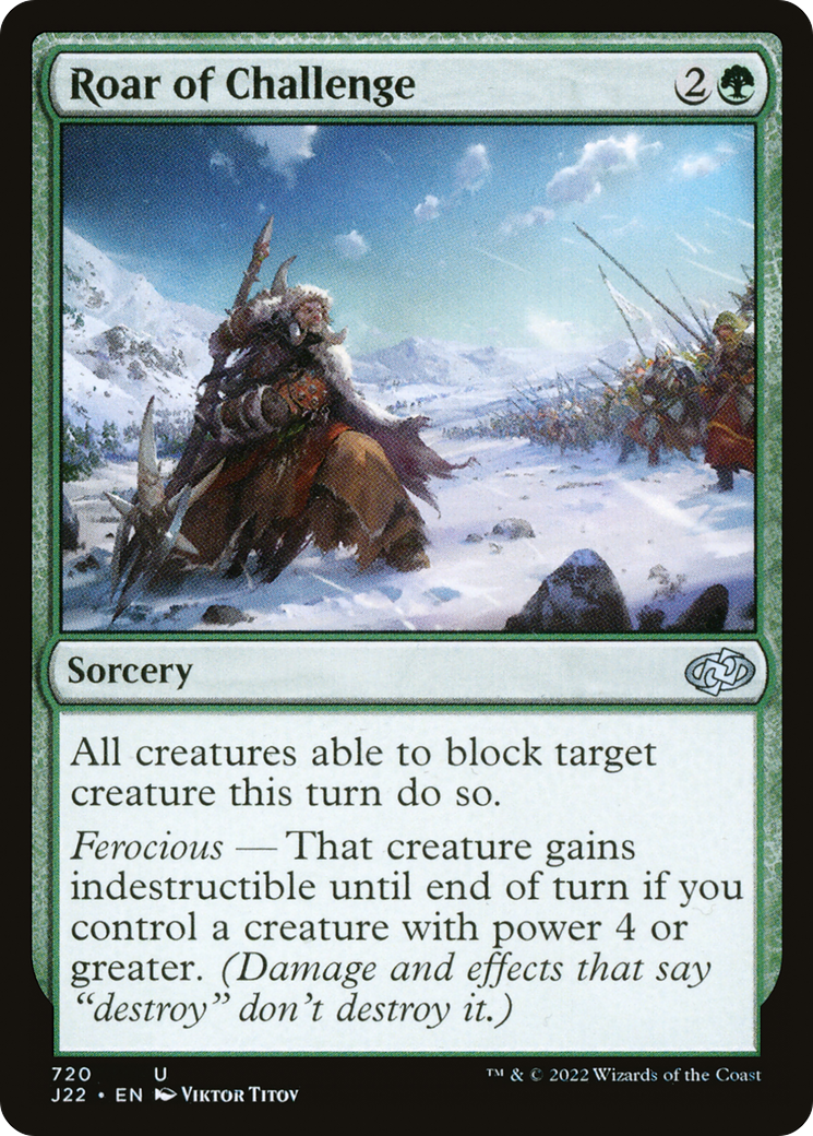 Image of Roar of Challenge (J22-720) - Jumpstart 2022